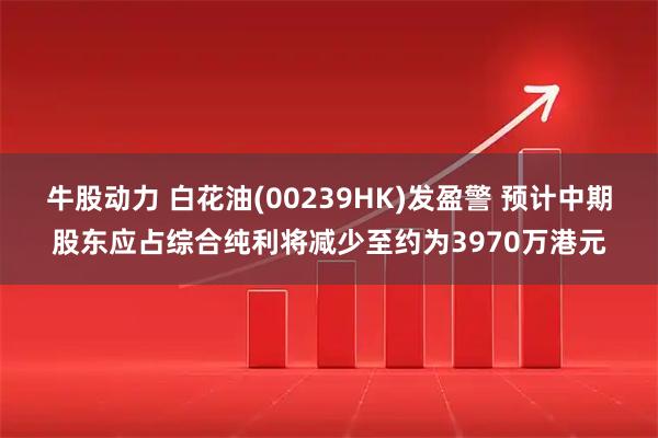 牛股动力 白花油(00239HK)发盈警 预计中期股东应占综合纯利将减少至约为3970万港元